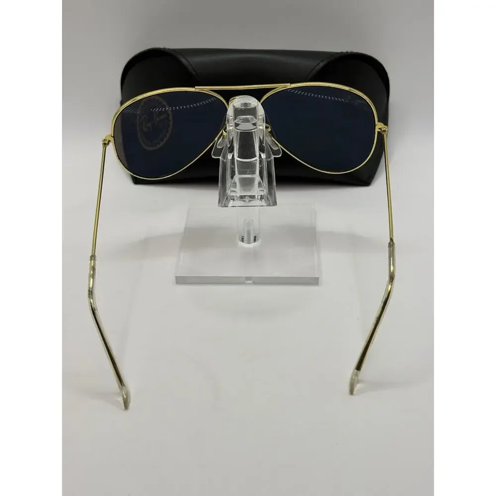 Ray-Ban RB3025 Aviator Gold Purple Blue Mirror Sunglasses 58-14 140